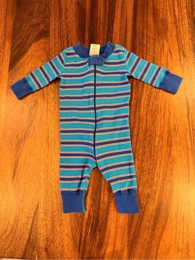 Hanna Andersson Striped Baby One-Piece